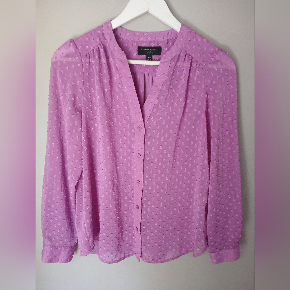 Banana Republic Purple Women's Blouse